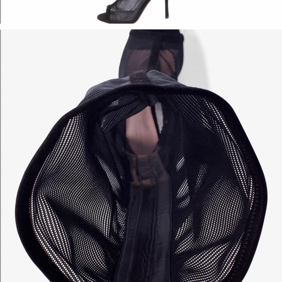 New Cushnie Emilio Mesh OTK Thigh High Boots - Picture 8 of 8